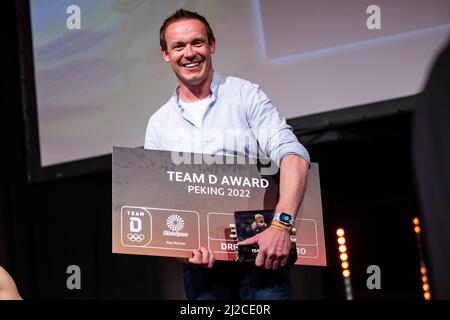 Rust, Deutschland. 31. März 2022. Lugenathlet Felix Loch bei der Team D Preisverleihung im Europa-Park. Quelle: Tom Weller/dpa/Alamy Live News Stockfoto