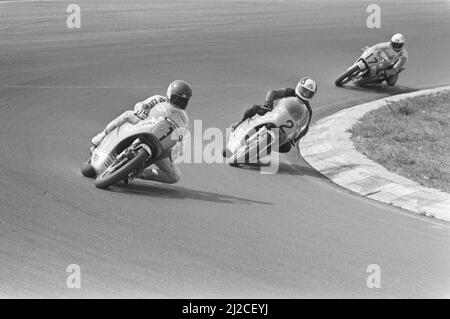 International Motor Racing in Zandvoort, Hartog (1), Van Dulmen (2) und Ankoné (17) ca. 11. Juli 1976 Stockfoto