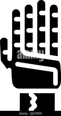 Signet Zubehör Glyphen Symbol Vektor Illustration Stock Vektor