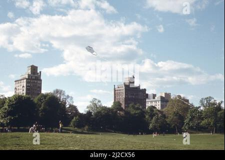 Teil des 526 Hektar großen Prospect Park in Brooklyn. Der Park bietet eine Vielzahl von Einrichtungen für Outdoor-Erholung, und umfasst einen Zoo und einen quaker Friedhof Ca. 1973 Stockfoto