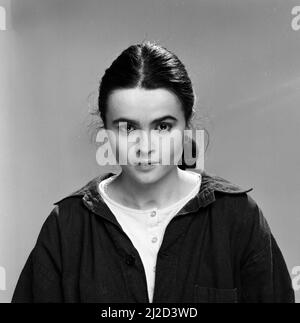 Schauspielerin Helena Bonham Carter. 11.. April 1986. Stockfoto