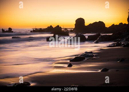 Golden Corona Del Mar Stockfoto