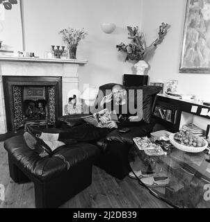 Schauspieler Douglas Lambert Doug stirbt zu Hause in Nord-London an AIDS. 31.. Oktober 1986. Stockfoto