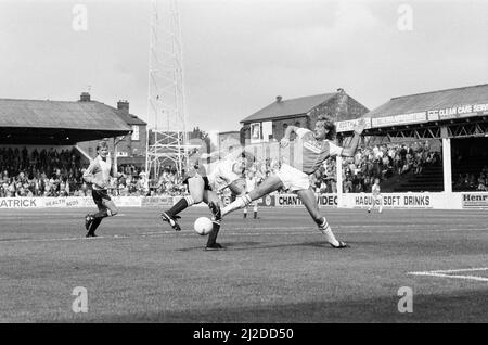 Rotherham 1-2 Reading, League Division drei Spiel in Millmoor, Samstag, 14.. September 1985. Stockfoto