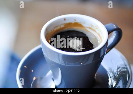 Kaffee, Americano oder heißen Americano Kaffee Stockfoto