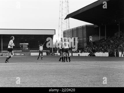 Rotherham 1-2 Reading, League Division drei Spiel in Millmoor, Samstag, 14.. September 1985. Stockfoto