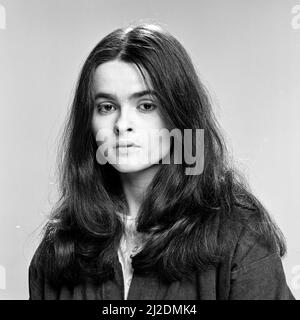 Schauspielerin Helena Bonham Carter. 11.. April 1986. Stockfoto