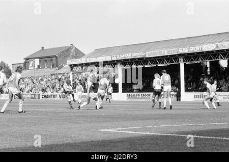 Rotherham 1-2 Reading, League Division drei Spiel in Millmoor, Samstag, 14.. September 1985. Stockfoto