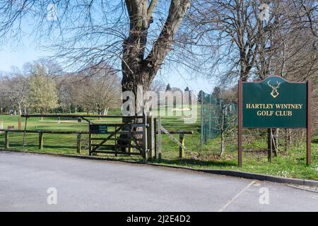 Hartley Wintney Golf Club in Hampshire, England, Großbritannien Stockfoto