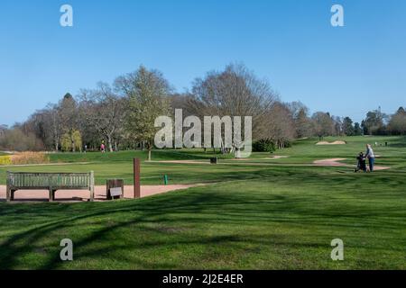 Hartley Wintney Golf Club in Hampshire, England, Großbritannien Stockfoto