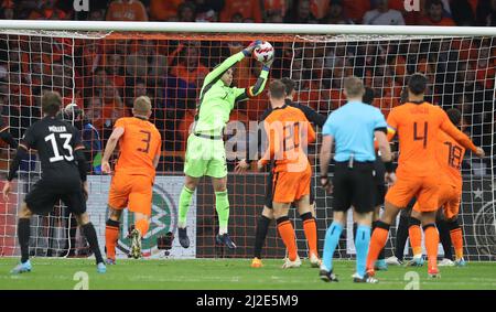 Manuel Neuer of germany Fussball LŠnderspiel Deutschland - Niederlande Holland Freundschaftsspiel Deutschland - Niederlande 29.3.2022 © diebilderwelt / Alamy Stock Stockfoto