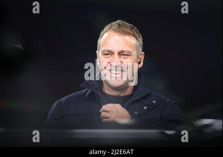 Cheftrainer Hansi Flick of germany Fussball LŠnderspiel Deutschland - Niederlande Holland Freundschaftsspiel Deutschland - Niederlande 29.3.2022 © diebilderwelt / Alamy Stock Stockfoto