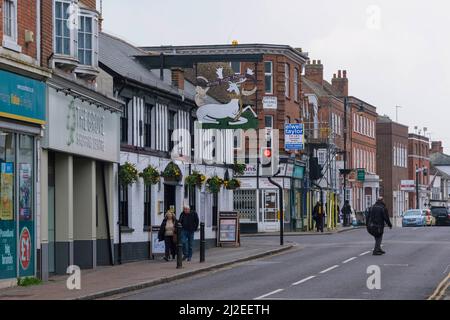 Witham Town Stockfoto