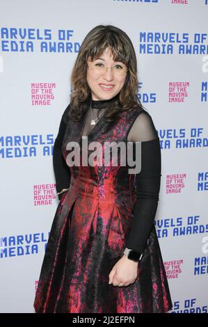 New York, Usa. 01. April 2022. Dani Bowman nimmt an den „Marvels of Media Awards“ in New York City Teil. Kredit: SOPA Images Limited/Alamy Live Nachrichten Stockfoto