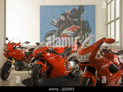 Italien, Bologna, Ducati Fabrik Museum Foto © Sandro Michahelles/Sintesi/Alamy Stock Photo Stockfoto