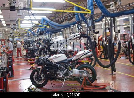 Italien, Bologna, Ducati Motor Factory Foto © Sandro Michahelles/Sintesi/Alamy Stock Photo Stockfoto