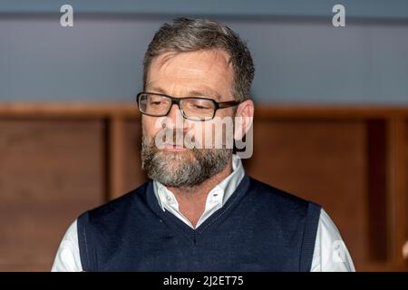 Genf, Schweiz. 04. Januar 2021. M. Peter Düggeli (Leiter Kommunikation EDA) erklärte seine Arbeit mit im EDA (Foto: Eric Dubost/Pacific Press) Quelle: Pacific Press Media Production Corp./Alamy Live News Stockfoto