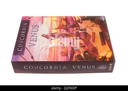 Das Brettspiel Concordia Venus Stockfoto