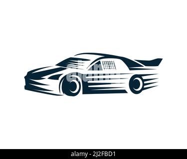 NASCar der Rennwagen Illustration Vektor Stock Vektor