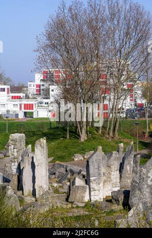 Marble Chaos, von Samel und Zvenigorodsky, LAAC, Lieu d'Action Artistique Contemporaine, Dunkirk, Nord, Hauts-de-France, Frankreich Stockfoto