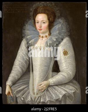 Ellen Maurice (1578-1626). Marcus Gheeraerts der Jüngere. 1597. Stockfoto