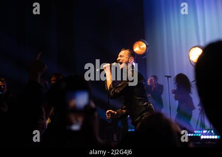 Dave Gahan und Soulsavers, London 7. Dezember 2021 Sheperds Bush Empire Stockfoto