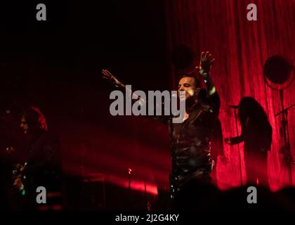 Dave Gahan und Soulsavers, London 7. Dezember 2021 Sheperds Bush Empire Stockfoto