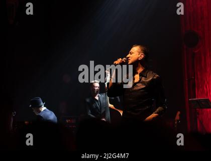 Dave Gahan und Soulsavers, London 7. Dezember 2021 Sheperds Bush Empire Stockfoto