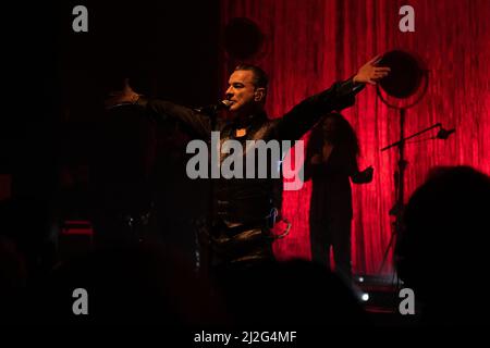 Dave Gahan und Soulsavers, London 7. Dezember 2021 Sheperds Bush Empire Stockfoto