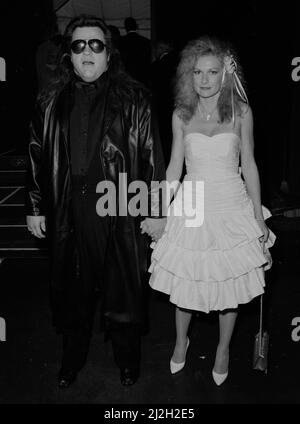 Hackbraten und Ehefrau, Deborah Gillespie bei den American Music Awards, 1987 Credit: Ron Wolfson / MediaPunch Stockfoto