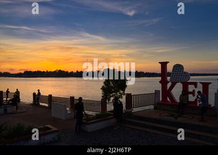 Ohoijang Watdek ist ein Dorf im Kei Kecil Unterbezirk, Südost-Maluku, Maluku, Indonesien. Genommen @Ohoijang Watdek, Southeast Maluku Regency, Ma Stockfoto