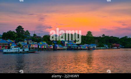 Ohoijang Watdek ist ein Dorf im Kei Kecil Unterbezirk, Südost-Maluku, Maluku, Indonesien. Genommen @Ohoijang Watdek, Southeast Maluku Regency, Ma Stockfoto