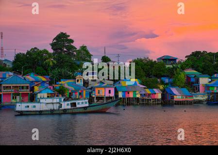 Ohoijang Watdek ist ein Dorf im Kei Kecil Unterbezirk, Südost-Maluku, Maluku, Indonesien. Genommen @Ohoijang Watdek, Southeast Maluku Regency, Ma Stockfoto