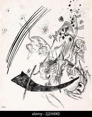 Gemälde von Wassily Kandinsky, 1910s. Ohne Titel (1919) Ohne Titel. Stockfoto