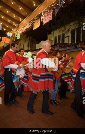 Prozession 4 Heiligabend Las Posadas NMR Stockfoto