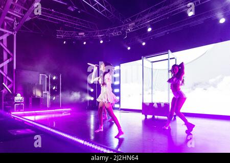 Mailand Italien 1. April 2022 Madison Beer live bei Fabrique © Roberto Finizio / Alamy Stockfoto