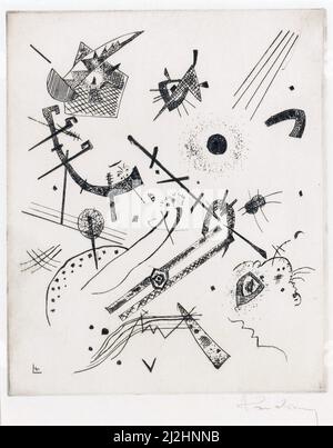 Gemälde von Wassily Kandinsky, 1920s. Kleine Welten Xi (R, 174) (1922) Stockfoto