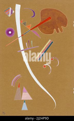 Gemälde von Wassily Kandinsky, 1940s. Bauhaus-Jahre. Ohne Titel (Ohne Titel) (1940). Stockfoto