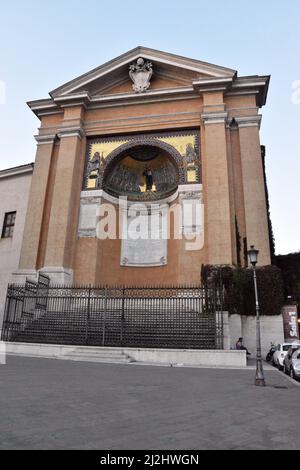 Das Äußere des Sancta Sanctorum, Rom, Italien, 24. November 2017. Stockfoto