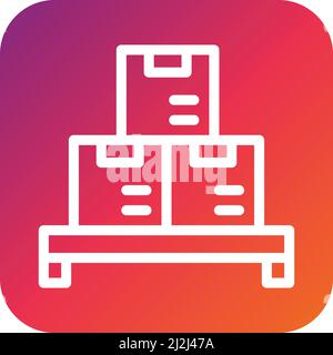 Package Vector Icon Design Illustration Stock Vektor