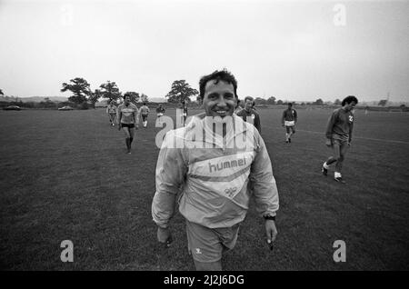 Graham Taylor, Manager der Aston Villa. 20.. Juli 1987. Stockfoto