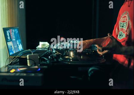 Rome, Italy 22/10/2010: Hip Hop Dance Battle, Mitreo del Corviale © Andrea Sabbadini Stockfoto