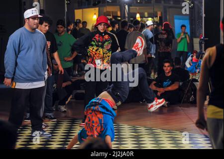 Rome, Italy 22/10/2010: Hip Hop Dance Battle, Mitreo del Corviale © Andrea Sabbadini Stockfoto