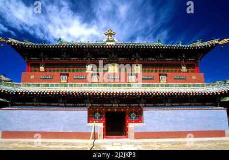 Mongolei. Das Erdene Zuu Kloster ist das älteste erhaltene buddhistische Kloster in der Mongolei Stockfoto