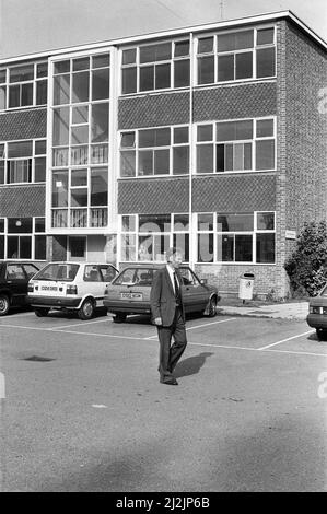 John O'Gaunt School in Hungerford, Berkshire, wo Michael Robert Ryan nach dem Hungerford-Massaker Selbstmord beging. 8.. September 1987. Stockfoto