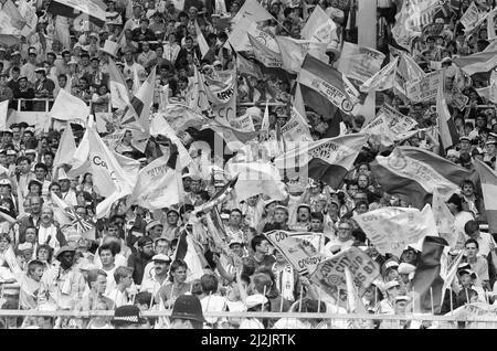 Everton 1-0 Coventry, Charity Shield Fußballspiel im Wembley Stadium, London, Samstag, 1.. August 1987. Stockfoto