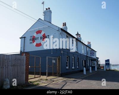 The Ferry Boat Inn, Sinah Beach, Hayling Island, Hampshire, England, VEREINIGTES KÖNIGREICH Stockfoto