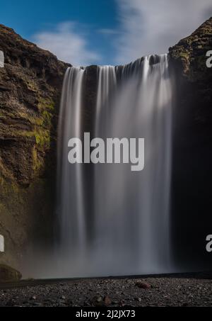 Skógafoss, Skógar, island Stockfoto