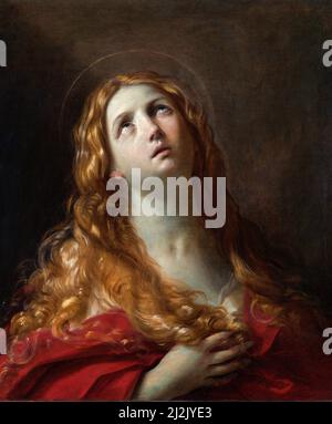 Heilige Maria Magdalena von Guido Reni (1575-1642), Öl auf Leinwand, um 1634/5 Stockfoto