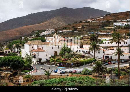 Lokale Kirche und Altstadt, Betancuria, Provinz Las Palmas, Fuerteventura, Kanarische Inseln, Spanien Stockfoto